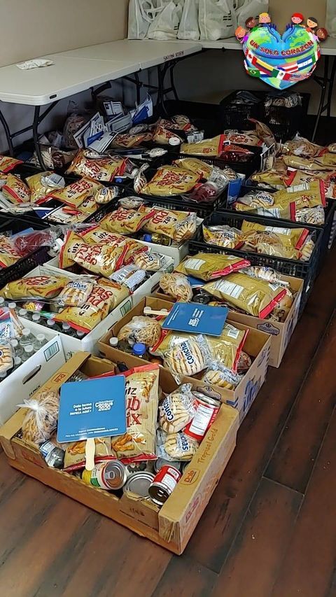 Hispanic Heritage Month food collected
